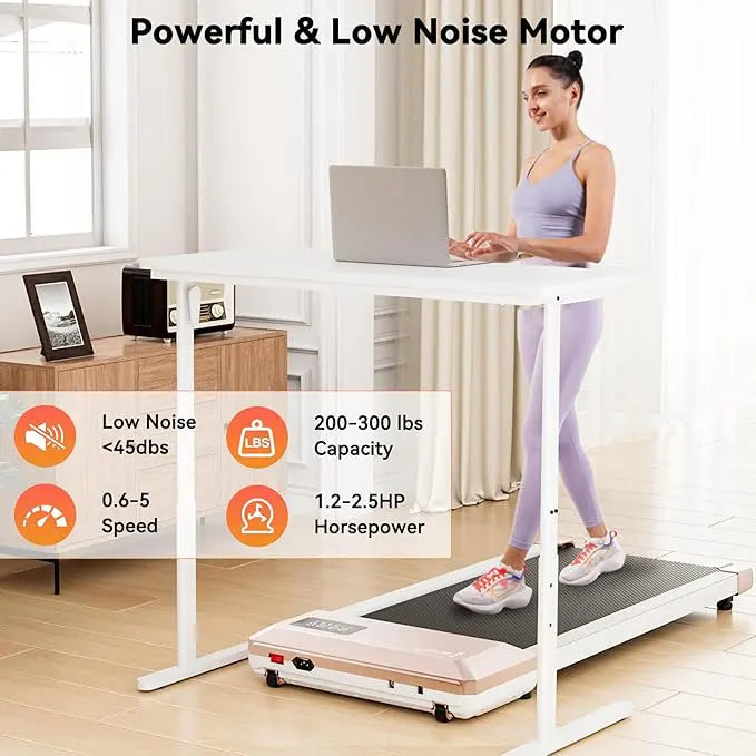 Superun Mini Walking Treadmill With Remote App Control