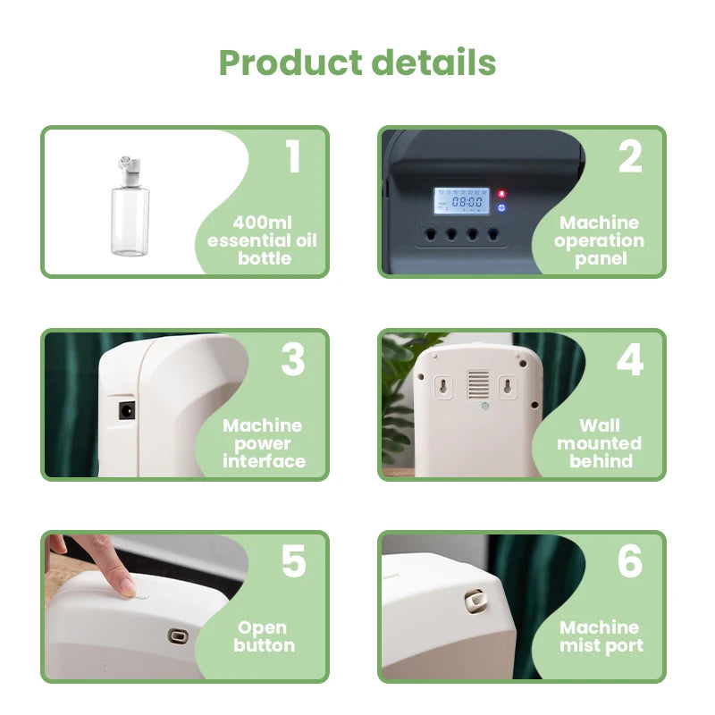 Aroma Tunnel Electric Home Air Freshener With Bluetooth
