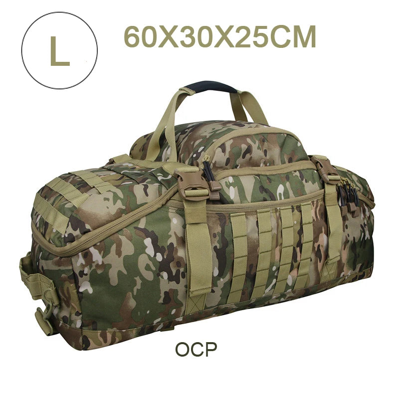 LQARMY Waterproof Travel Duffel Bag Backpack Shoulder Tote Weekend Bag