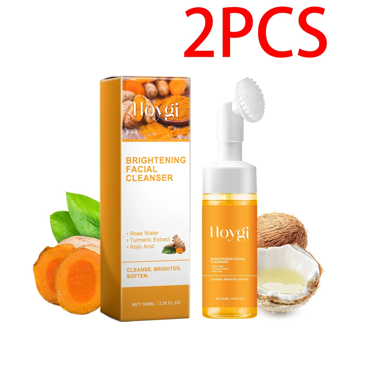 Hoygi Turmeric Kojic Acid Exfoliating Face Cleanser