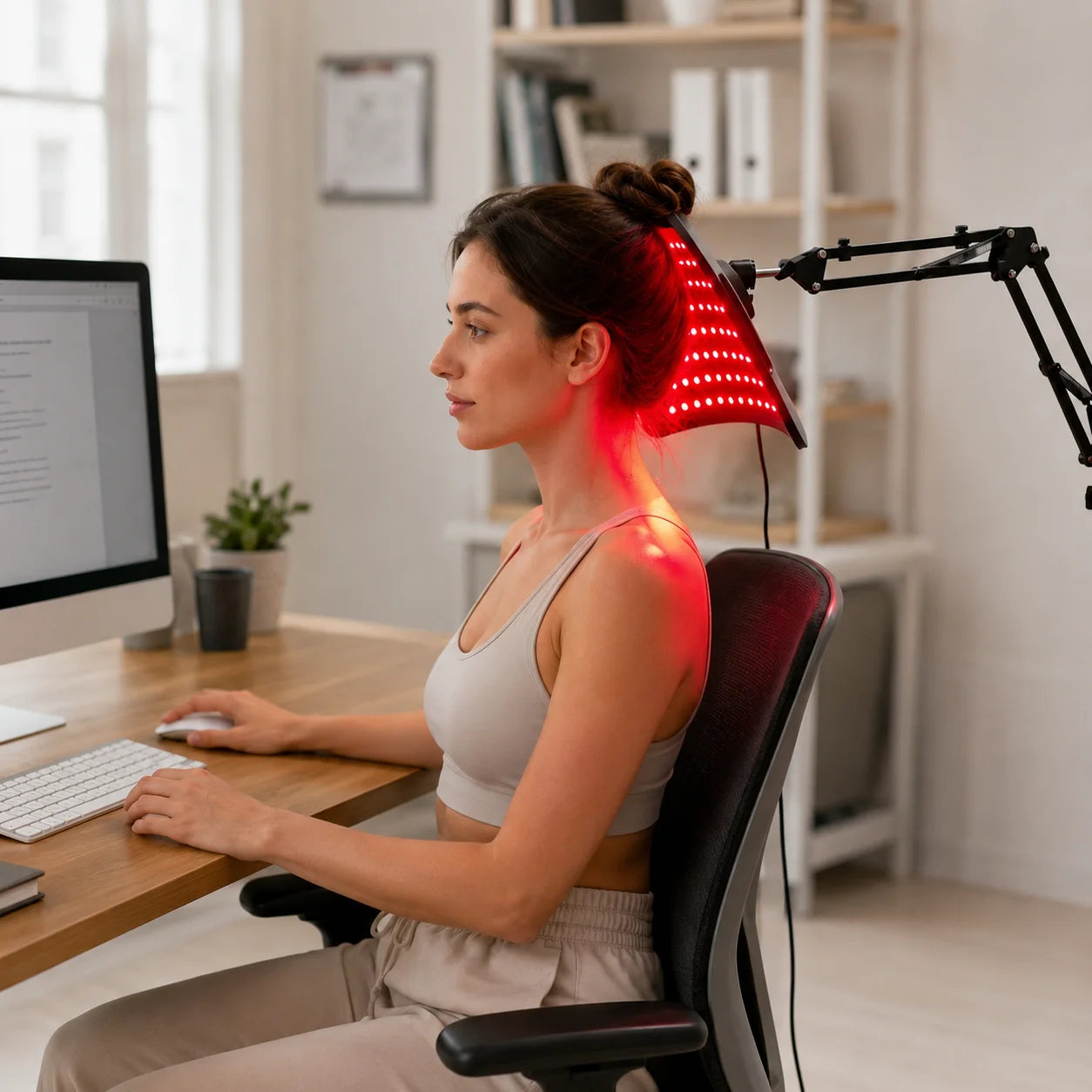 Red Light Lamp For Face And Body By None