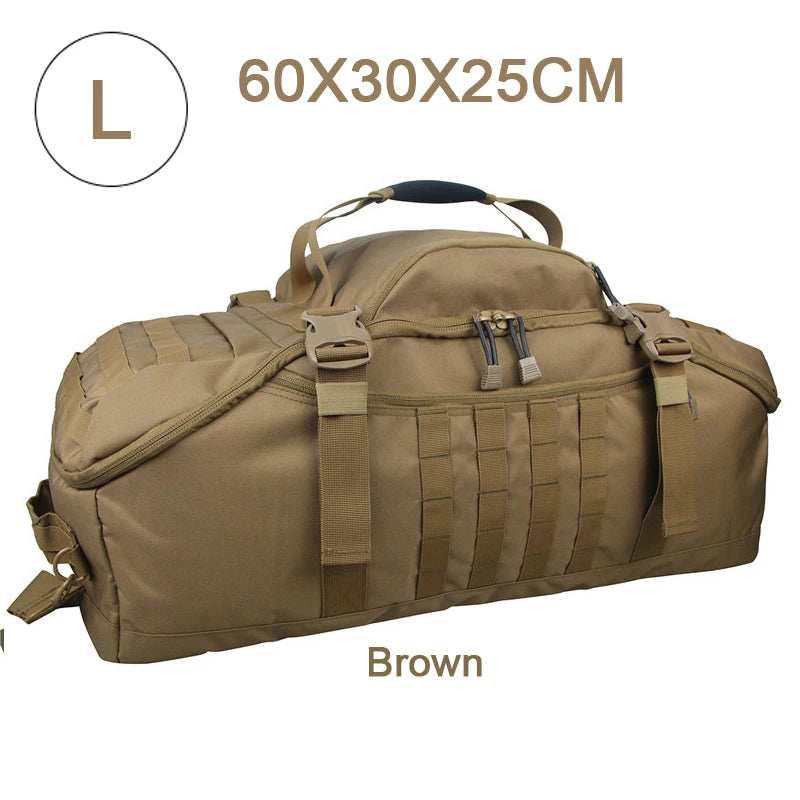 LQARMY Waterproof Travel Duffel Bag Backpack Shoulder Tote Weekend Bag