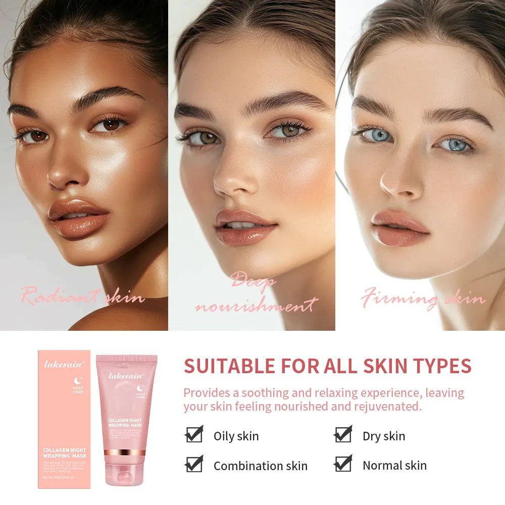Ibcccndc Collagen Overnight Wrapping Peel Off Mask for Deep Hydration