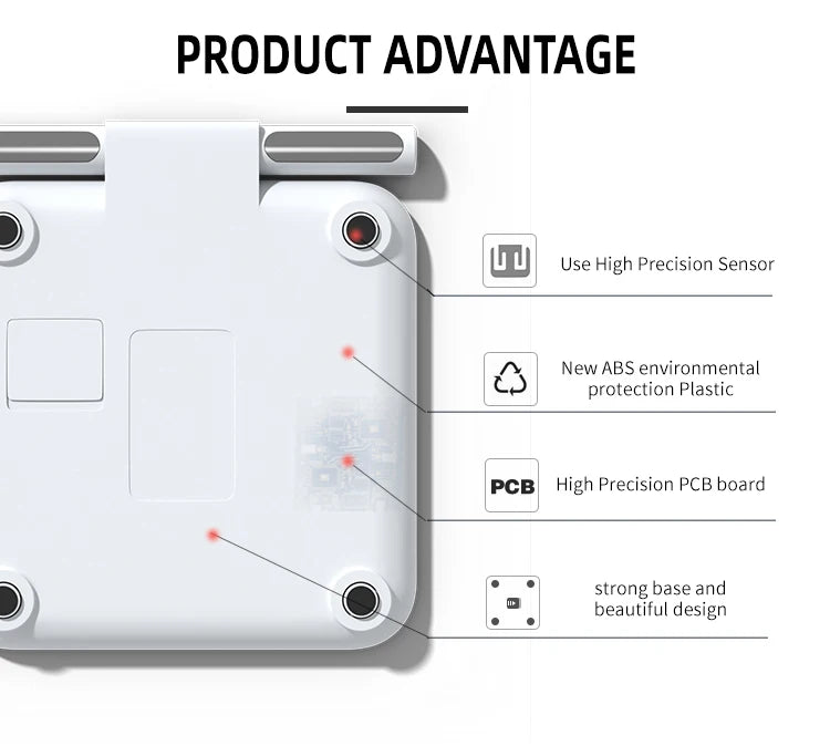 Digital Body Composition Analyzer Smart Scale with App Sync