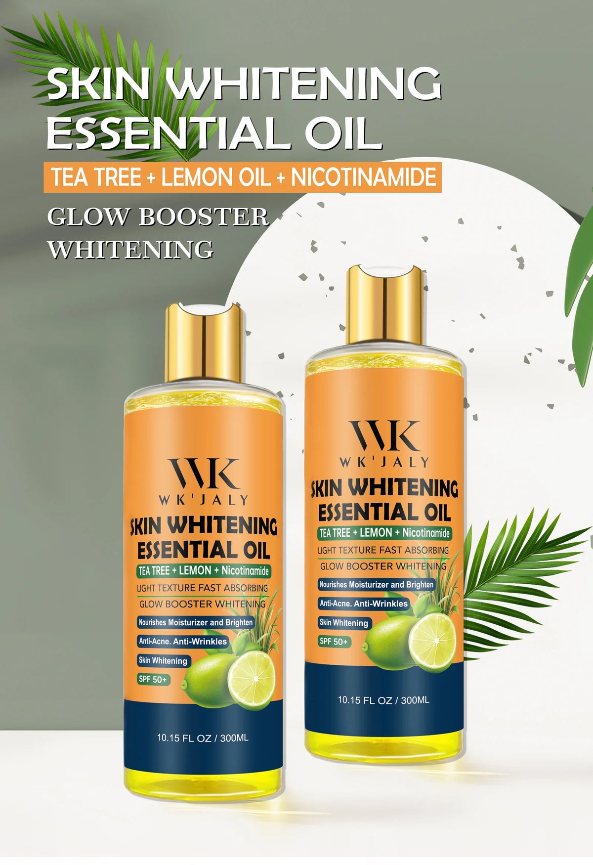 WK Jaly Moisturizing Brightening Body Oil For Smooth Radiant Skin