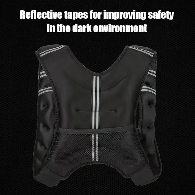Adjustable Weighted Vest For Strength Training And Cardio Exercises