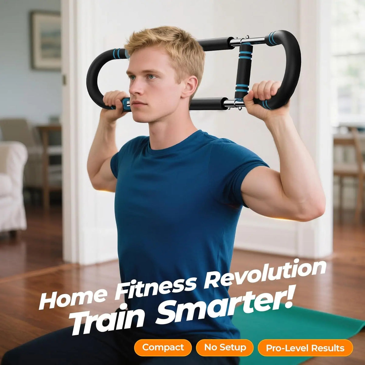 U Shape Arm Trainer Power Twister Bar for Strength Training