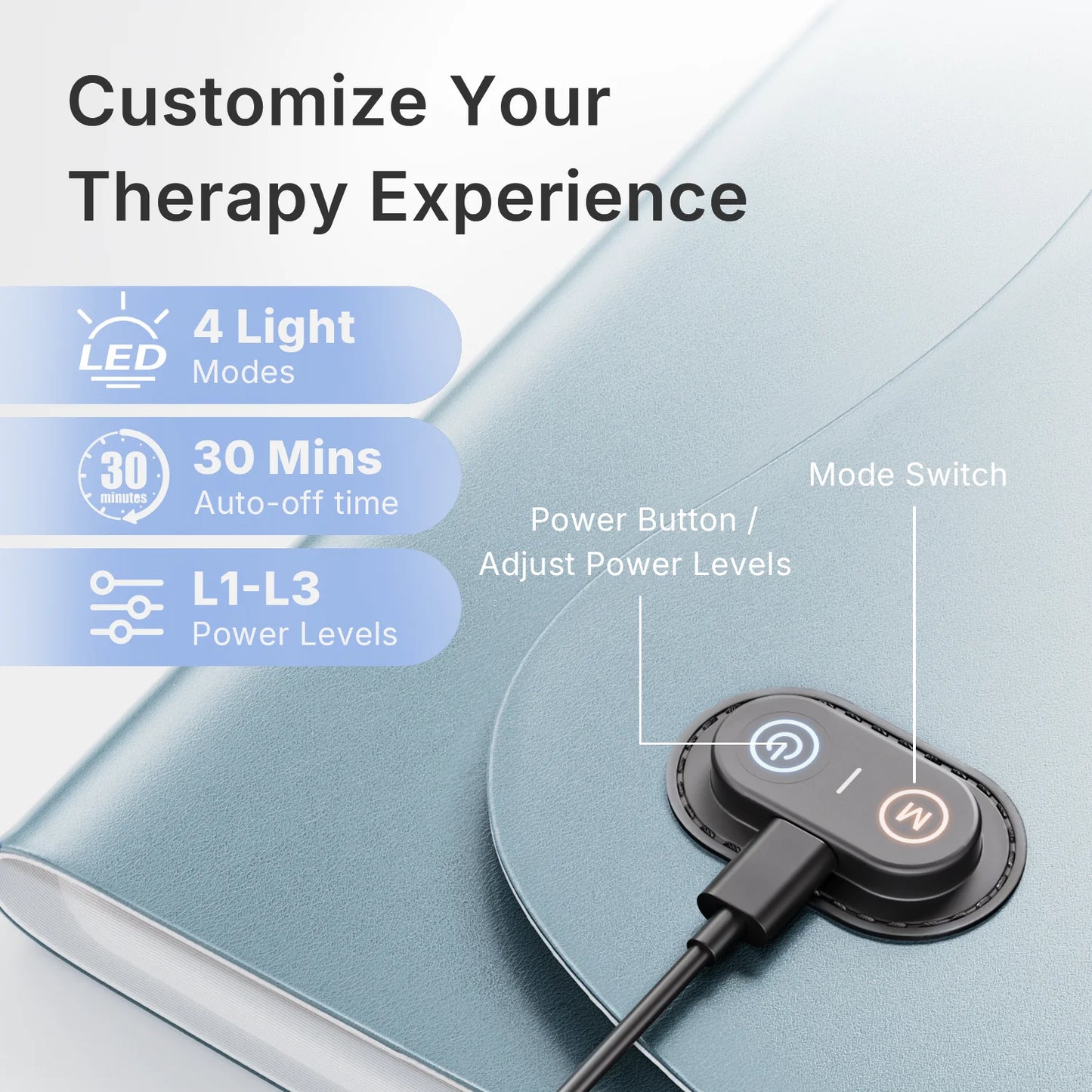 Hello Face Red Light Therapy Pad For Body Near Infrared Relaxation