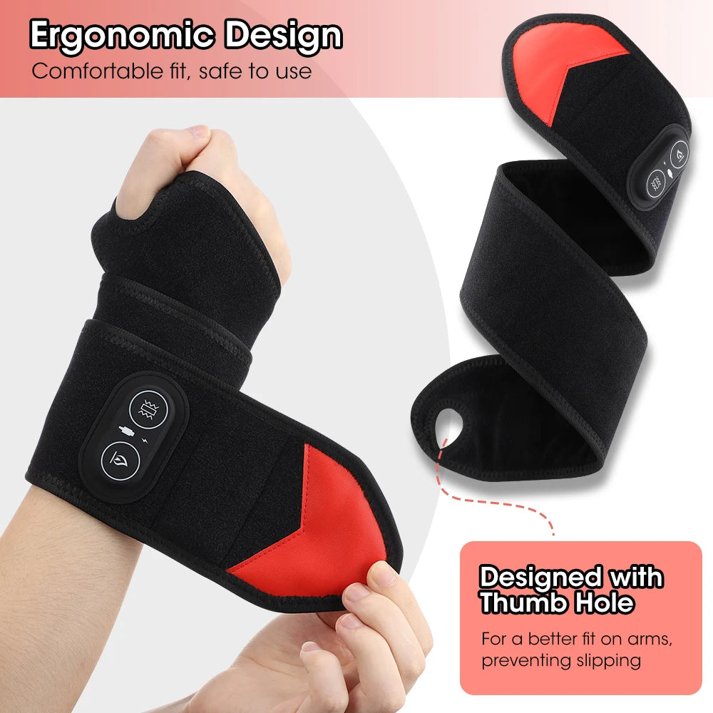 Hailicare Wireless Vibration Heating Wrap With LED Beads