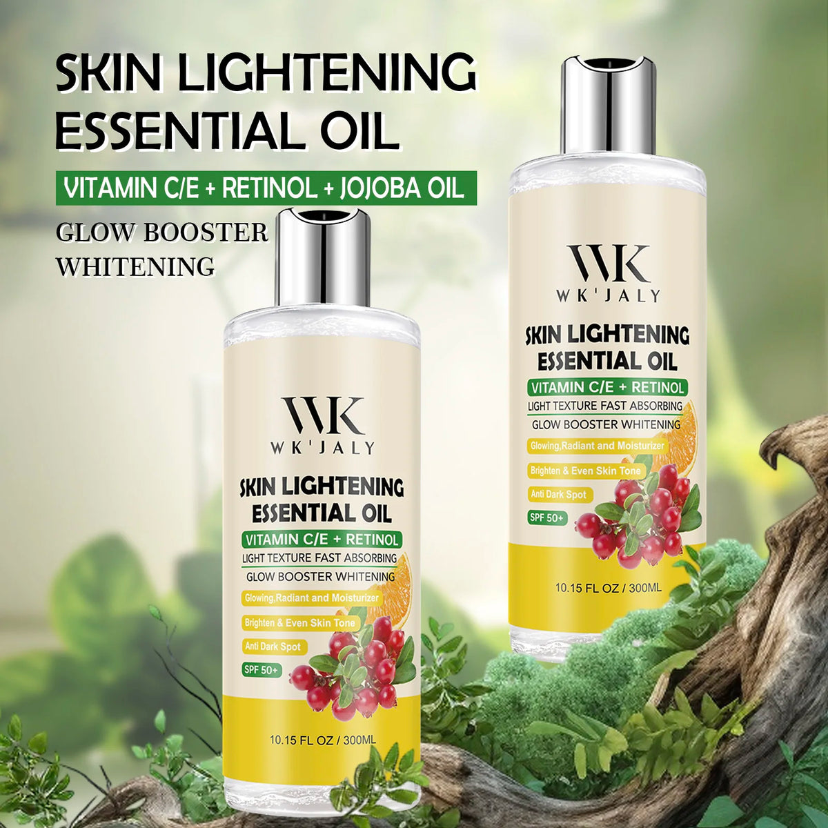 WK Jaly Moisturizing Brightening Body Oil For Smooth Radiant Skin