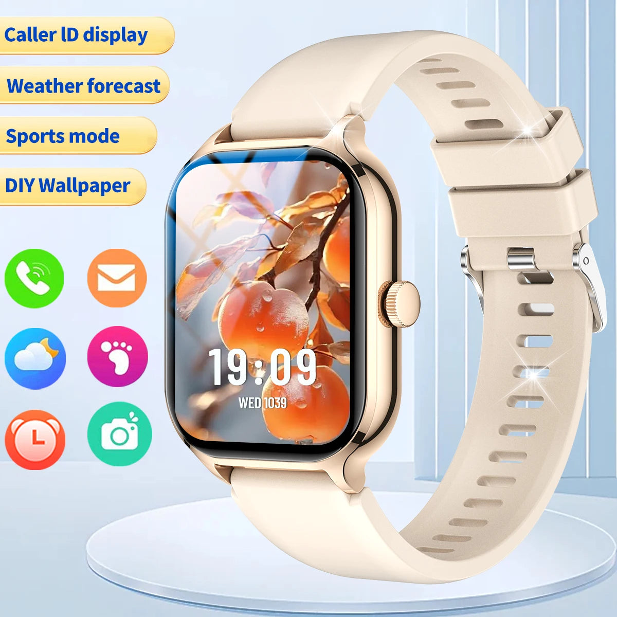 Odelettevcy Smart Watch Fitness Tracker With Wireless Calling And Multi-Sports