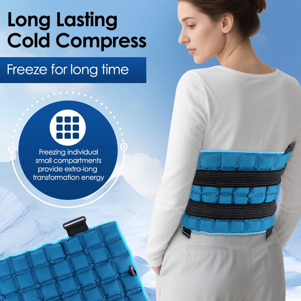 Hailicare Reusable Ice Pack For Back Pain Relief Cold Therapy
