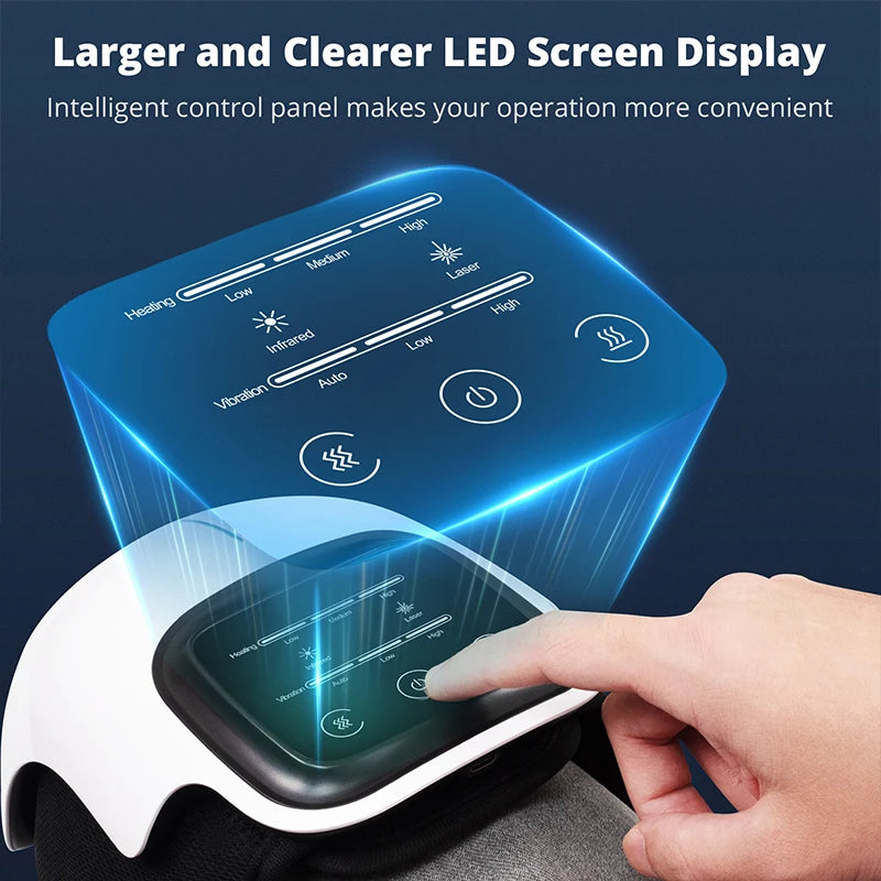 Medcursor Wireless Heated Knee Massager With Vibration And Hot Compress