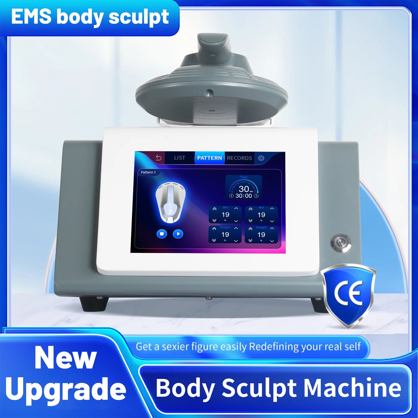Myoslim Professional Muscle Training Machine With Pelvic Floor RF Therapy