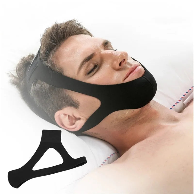 Anti Snoring Chin Strap for Open Mouth Breathing Sleep Support