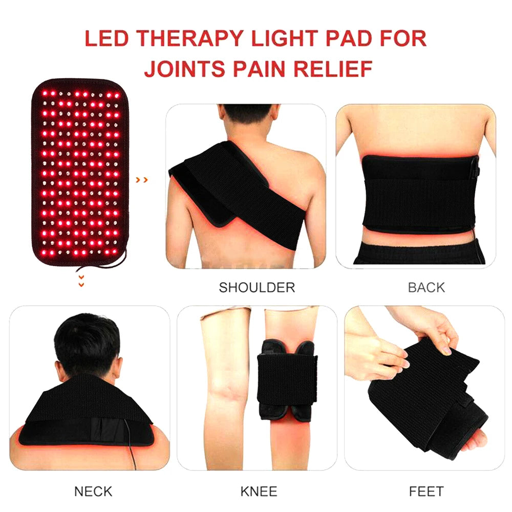 LED Infrared Heat Therapy For Body Pain Relief Portable Massager