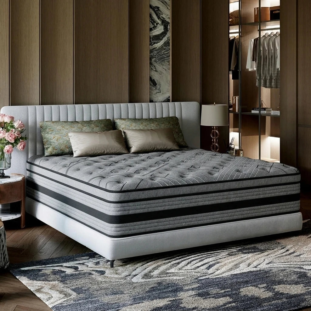 Medium Firm Foam And Spring Hybrid Mattress