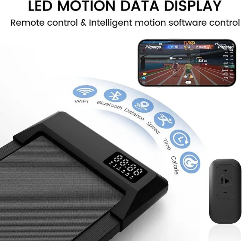 Superun Mini Walking Treadmill With Remote App Control