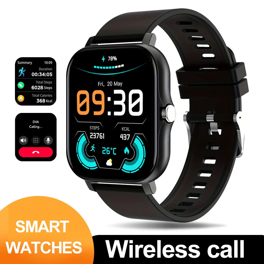 Odelettevcy Smart Watch With Bluetooth Call And Fitness Tracker