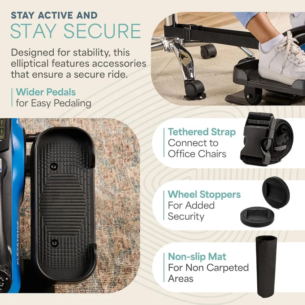 LifePro Seated Pedal Exerciser Under Desk Elliptical for Seniors