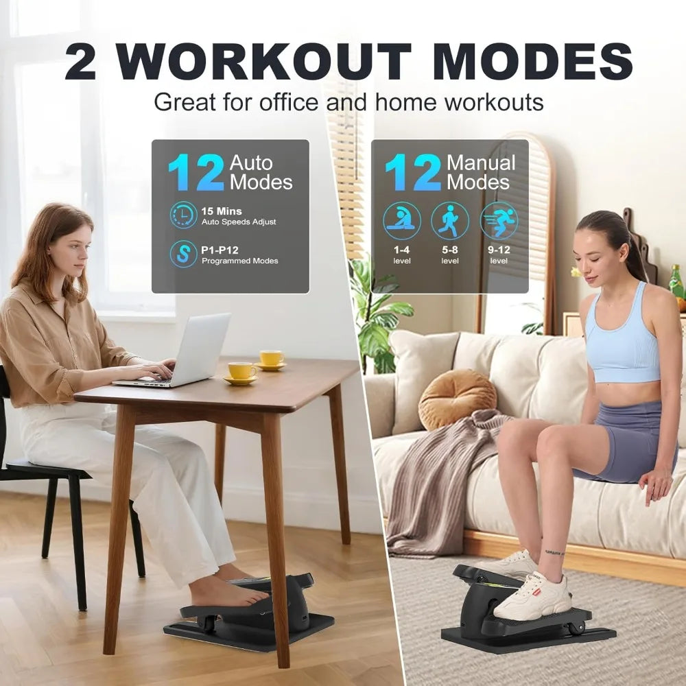 YTYIN Electric Under Desk Elliptical Pedal Exerciser for Seniors