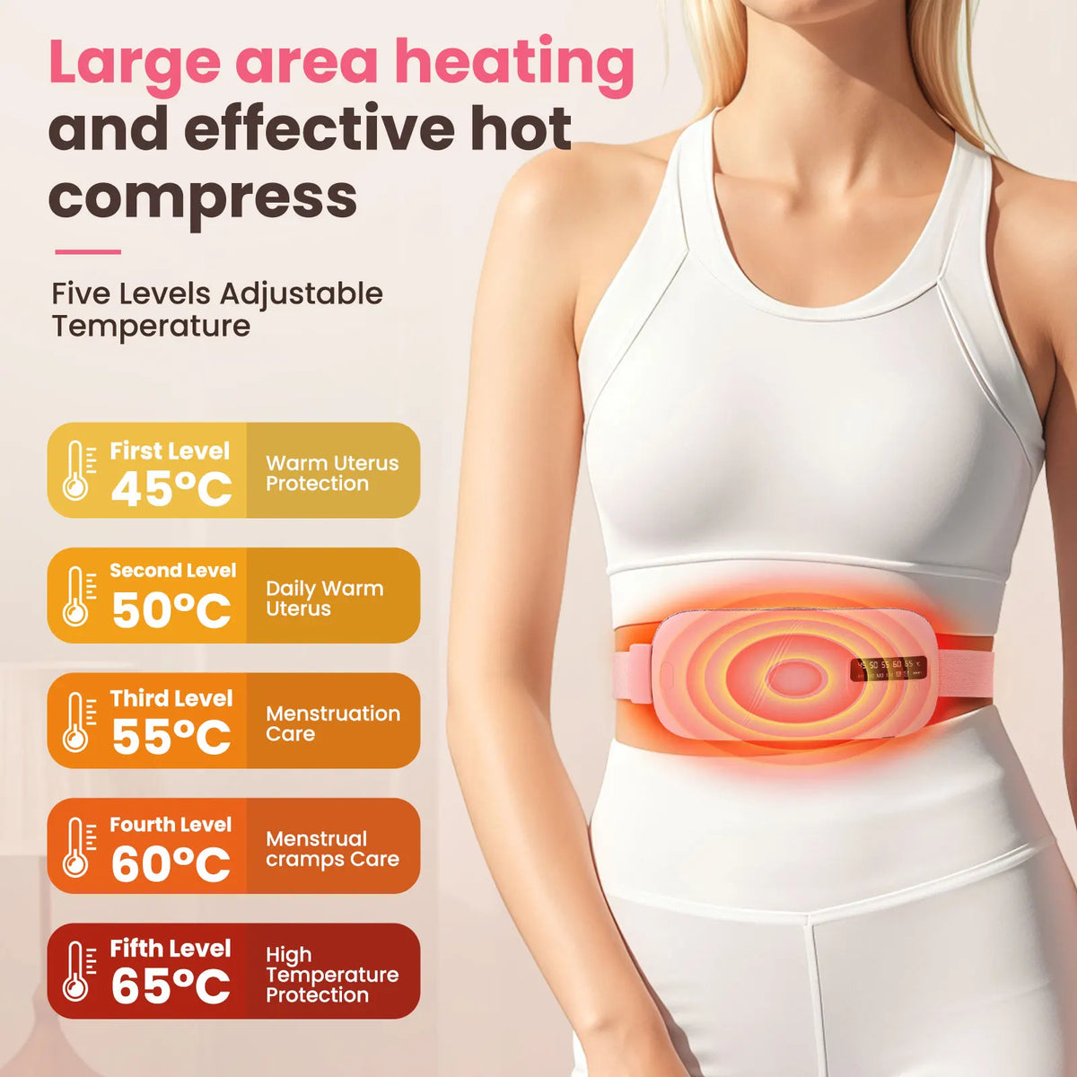 Hailicare Electric Heating Belt for Menstrual Cramp Relief