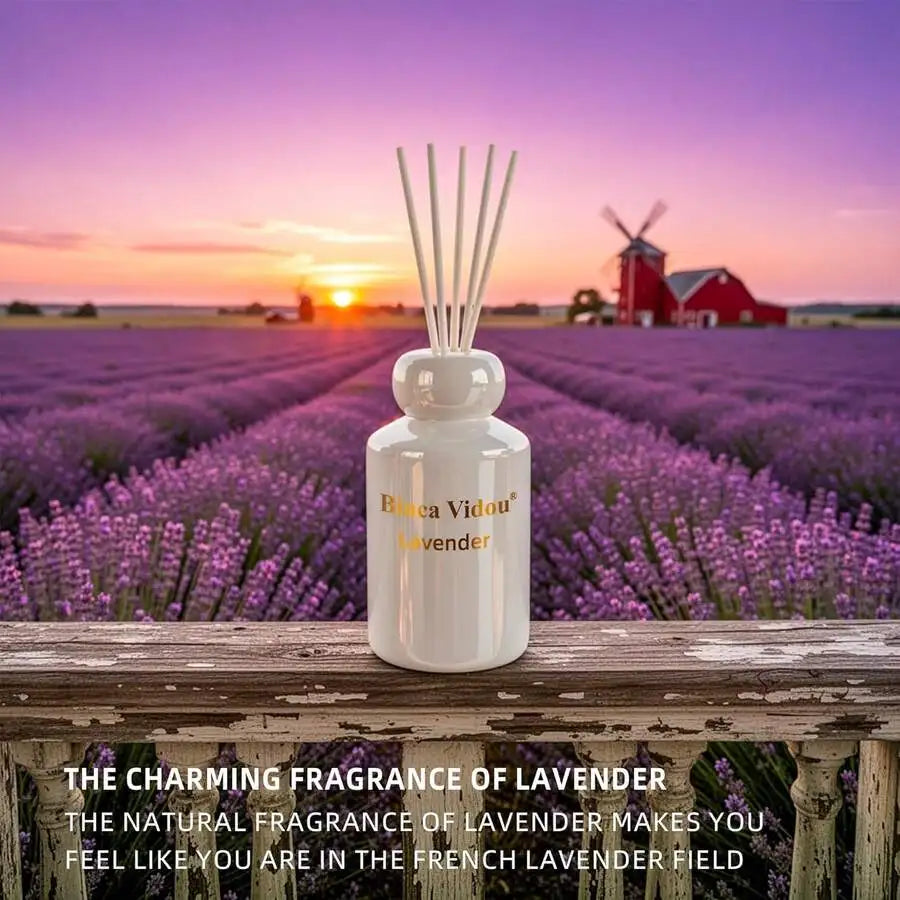 XMSJ Floral Scent Tea Reed Diffuser Set With Sticks Included