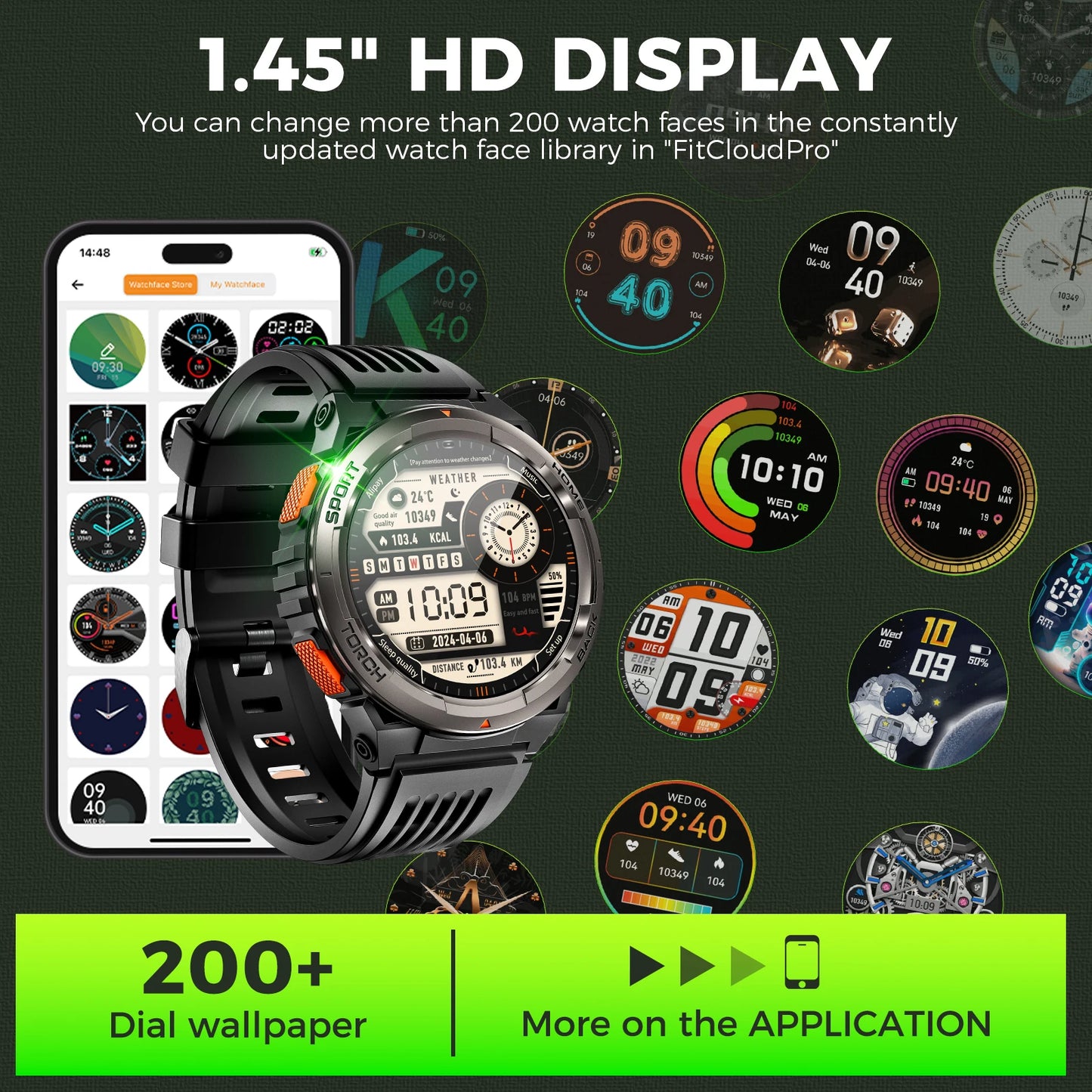 Eigiais Ke5 Smartwatch Waterproof Sports Watch