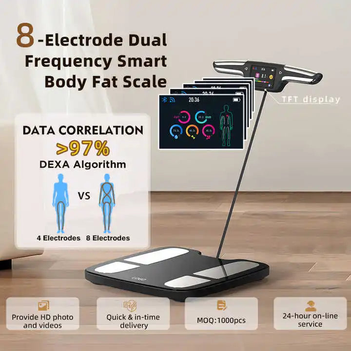 Smart Eight Electrode Body Fat Scale For Precise Health Analysis