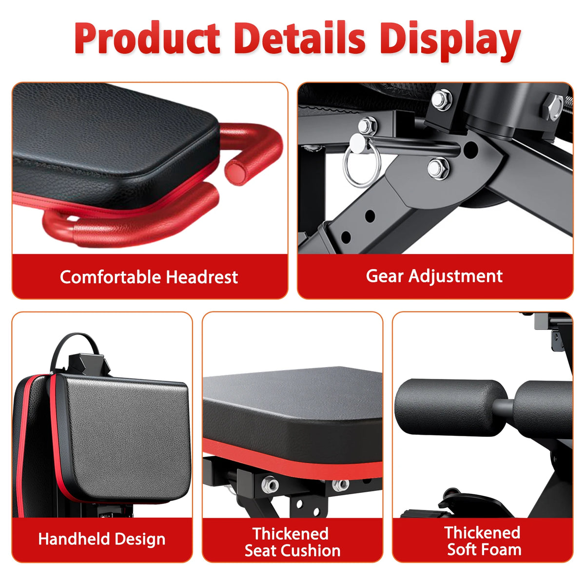 14-in-1 Foldable Adjustable Dumbbell Bench for Full Body Workouts