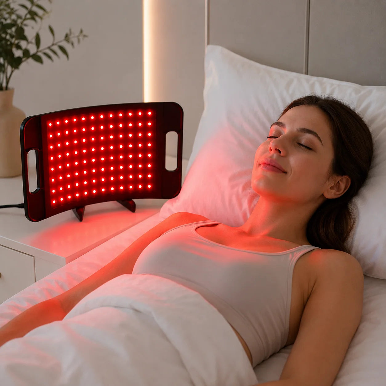 Red Light Lamp For Face And Body By None