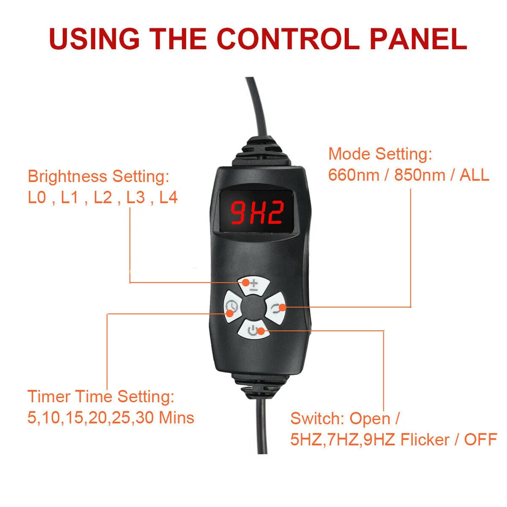 LED Infrared Heat Therapy For Body Pain Relief Portable Massager