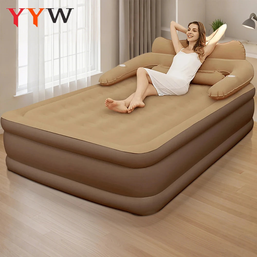 Portable Inflatable Mattress Air Bed For Camping And Indoor Use