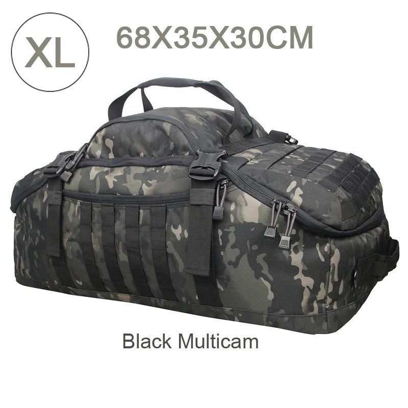 LQARMY Waterproof Travel Duffel Bag Backpack Shoulder Tote Weekend Bag