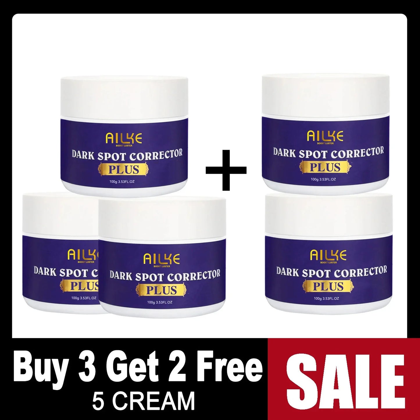 Ailke Premium Glutathione Skin Lightening Cream With Dark Spot Corrector