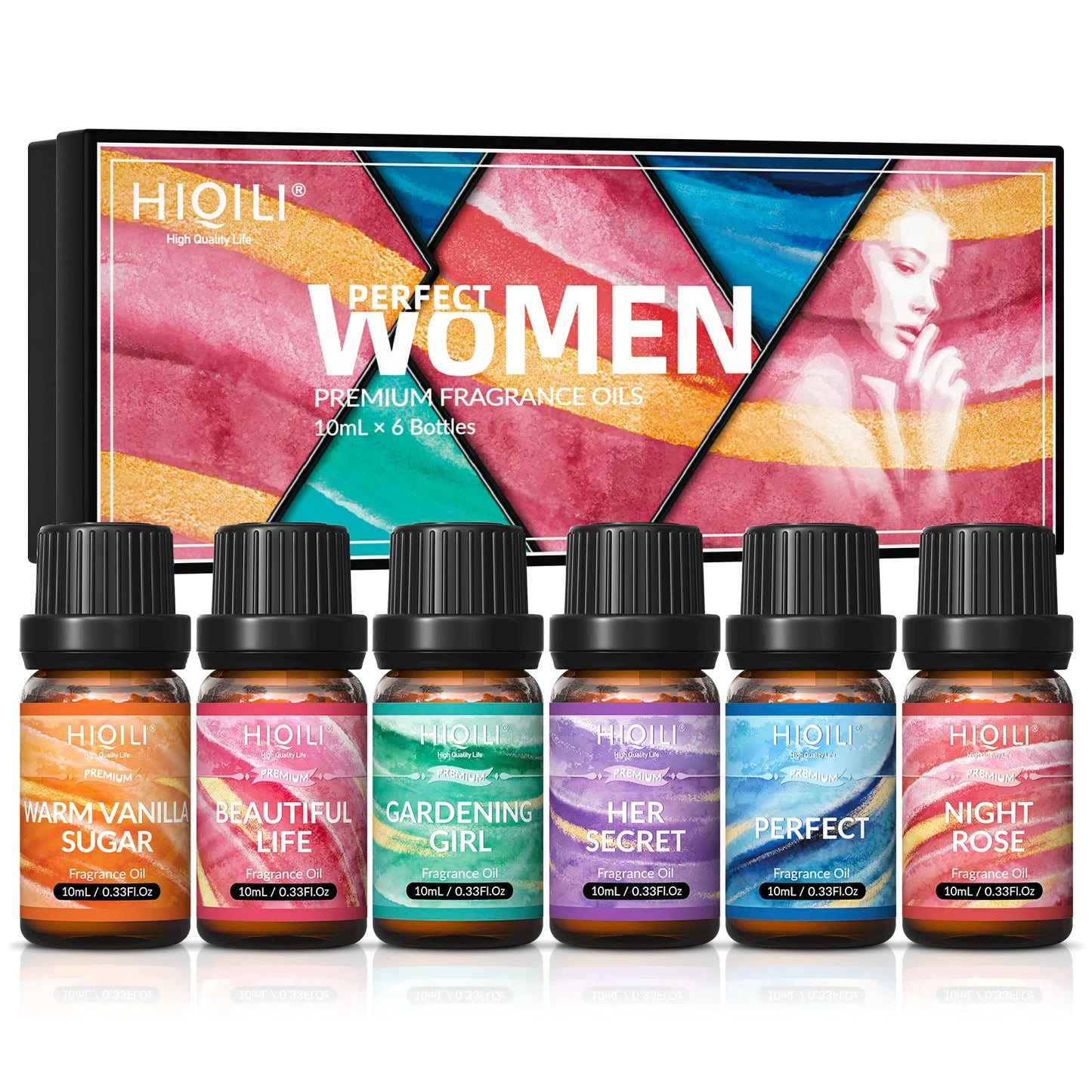 HIQILI Fragrance Oil Set For Diffuser DIY Perfume Aromatherapy