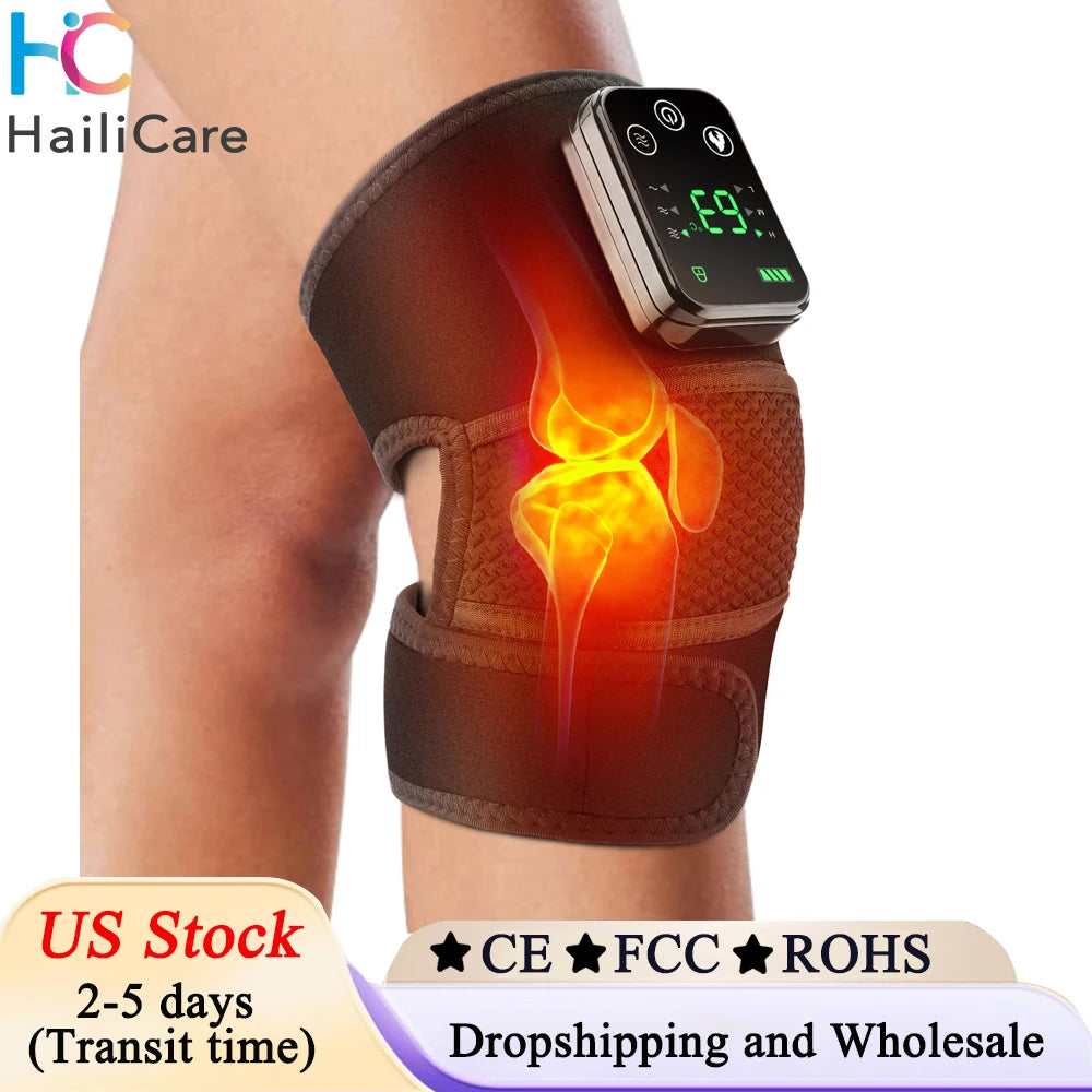 Hailicare 3 In 1 Cordless Thermal Massager Knee Shoulder Elbow