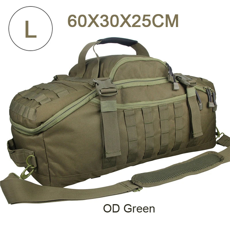LQARMY Waterproof Travel Duffel Bag Backpack Shoulder Tote Weekend Bag
