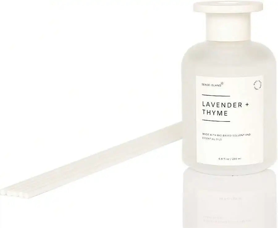 XMSJ Lavender Thyme Reed Diffuser Set Long Lasting Home Fragrance
