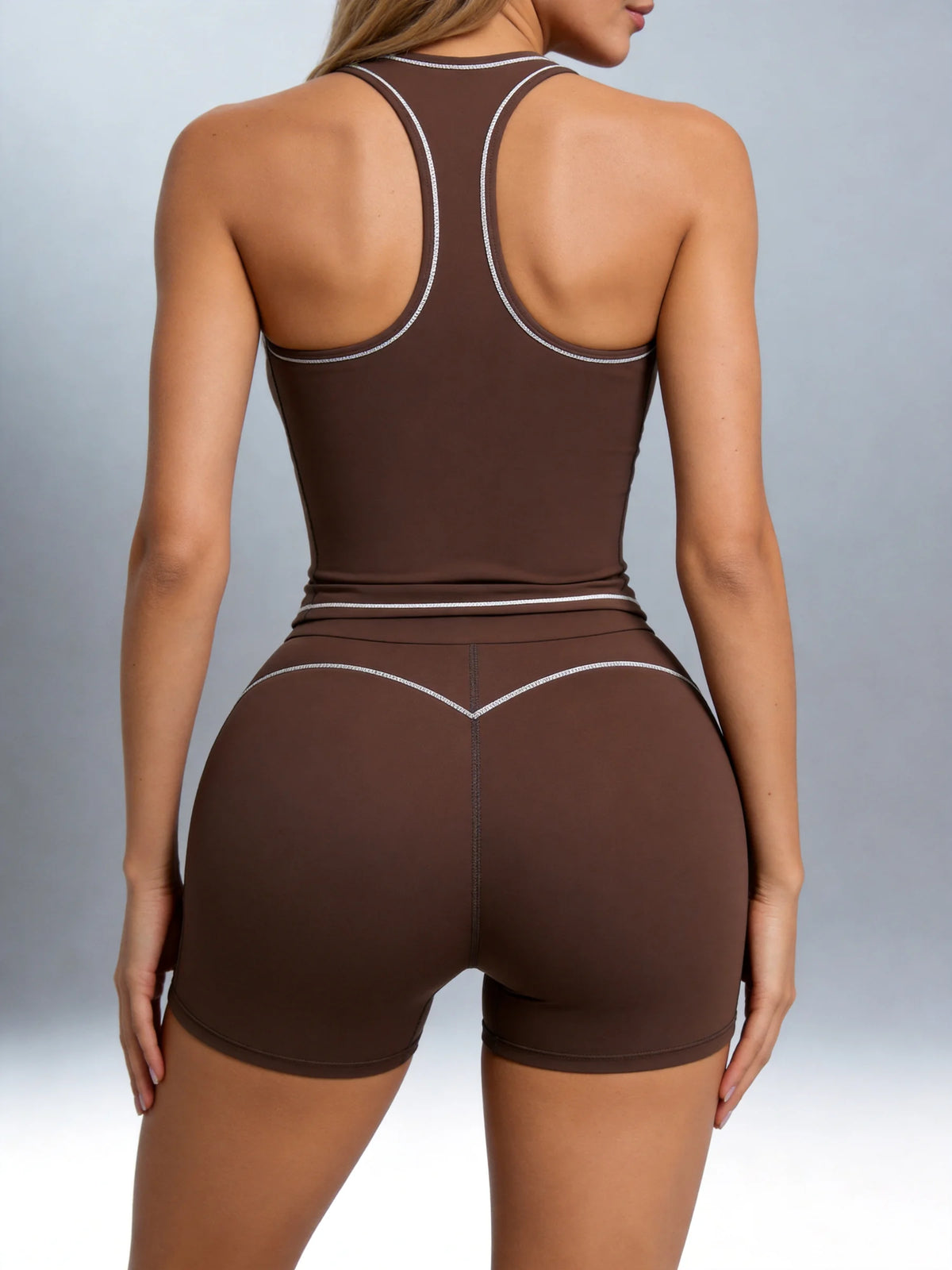 Airila Women Yoga Stretch Two Piece Set With Removable Pads