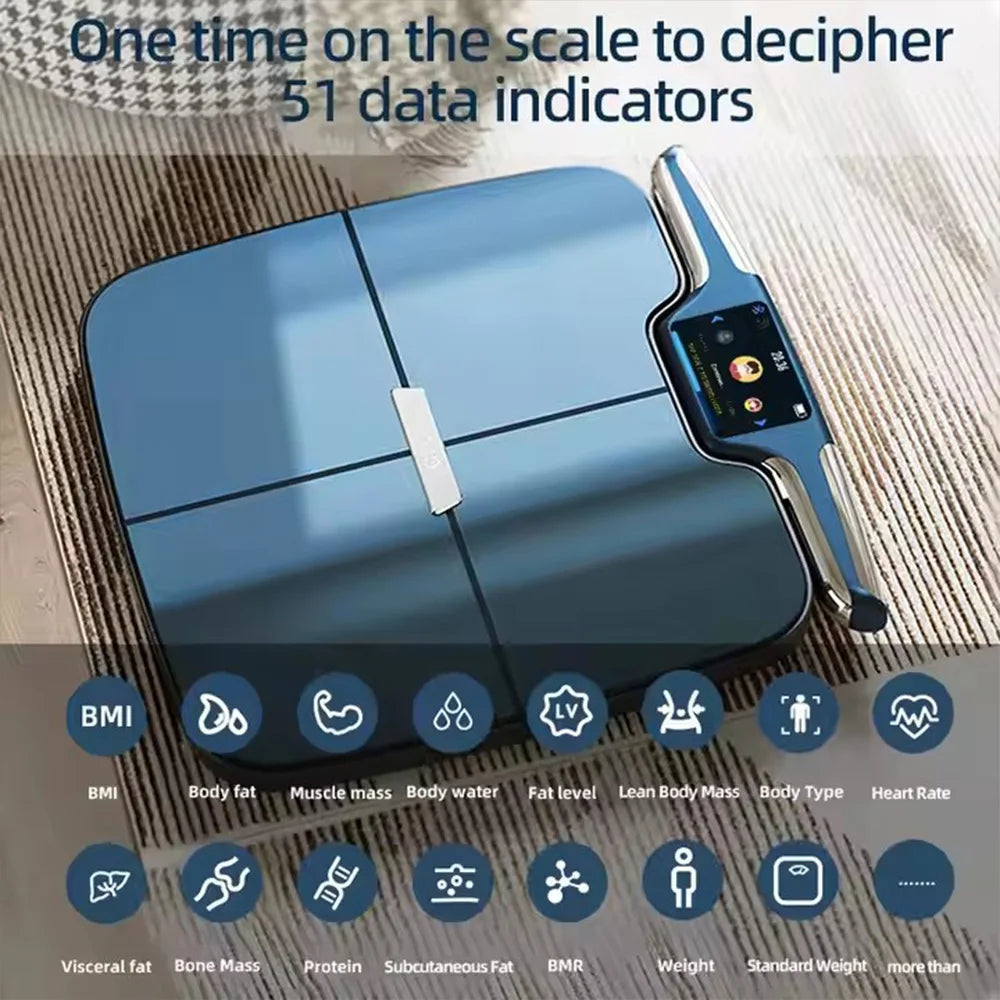 Smart Digital Scale Measuring Body Weight Fat And Muscle Mass
