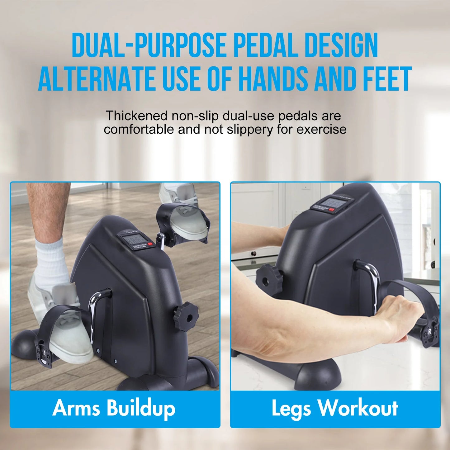 Mini Desk Pedal Exerciser Bike With Digital Display