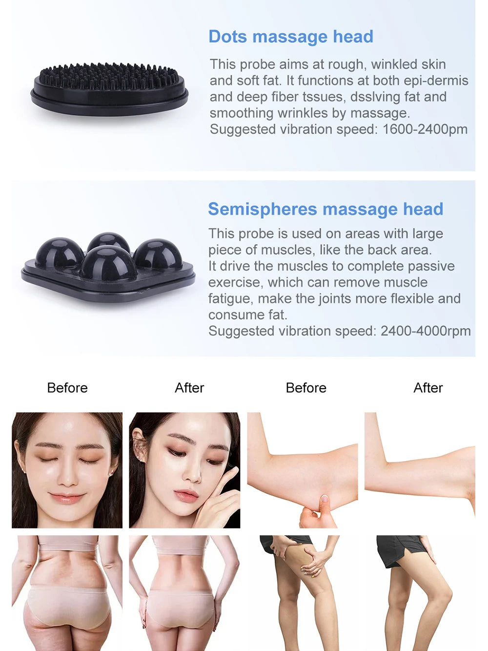 AOKO G5 Vibrating Massager Five Heads Anti Cellulite Slimming Machine