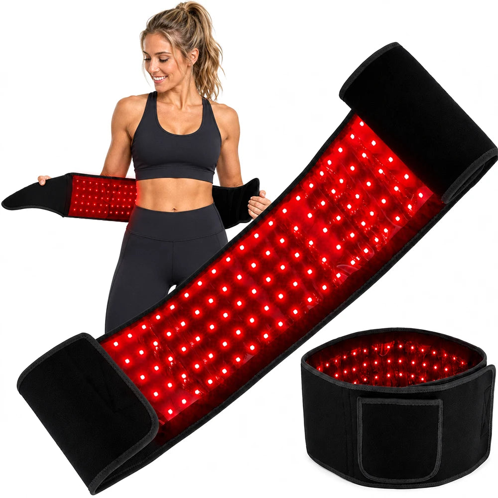 Red Light Therapy Belt For Muscle Relaxation And Circulation