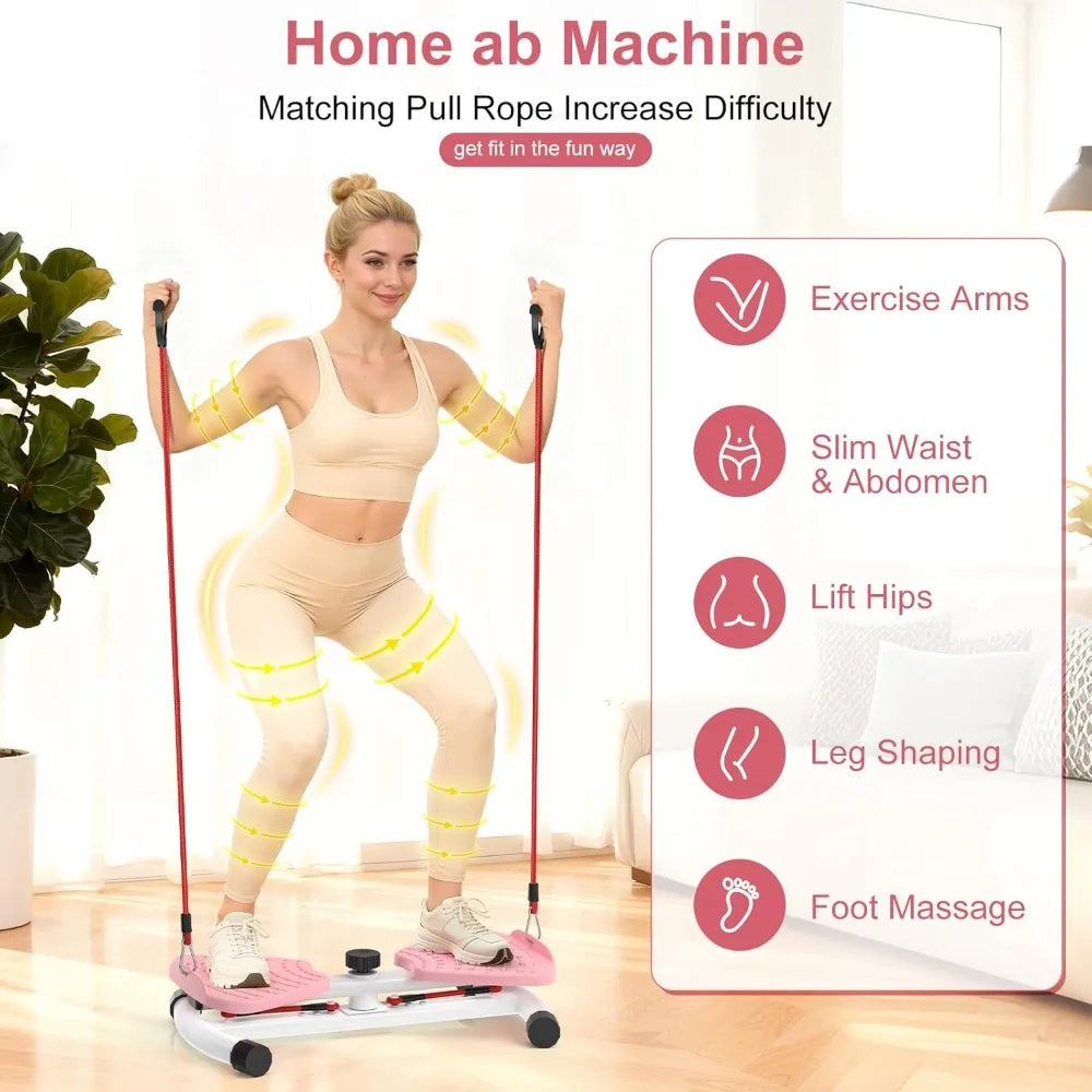 YTYIN Waist Twister Machine Ab Exercise Fitness Tool Noiseless Board