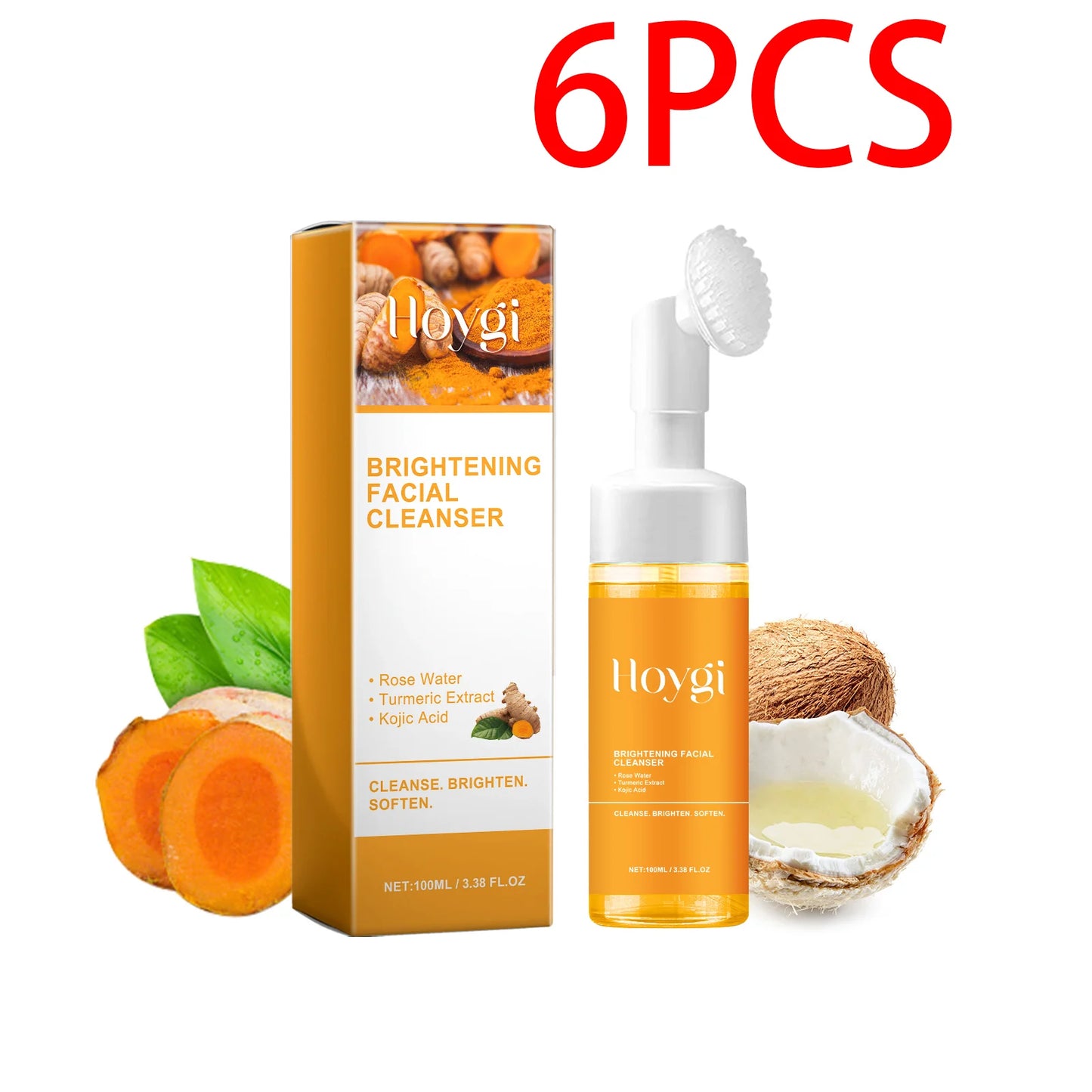 Hoygi Turmeric Kojic Acid Exfoliating Face Cleanser
