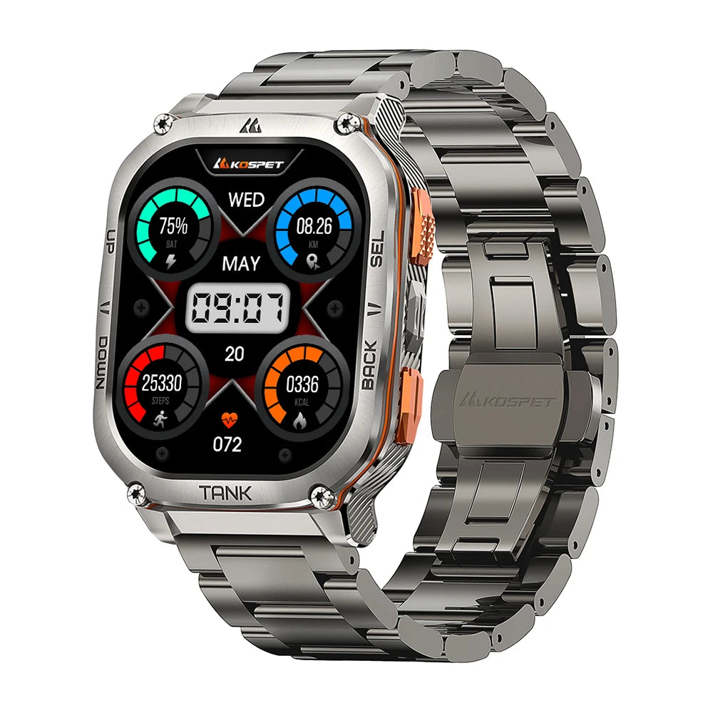 KOSPET Tank M3 Ultra GPS AMOLED Bluetooth Calling Waterproof Smartwatch