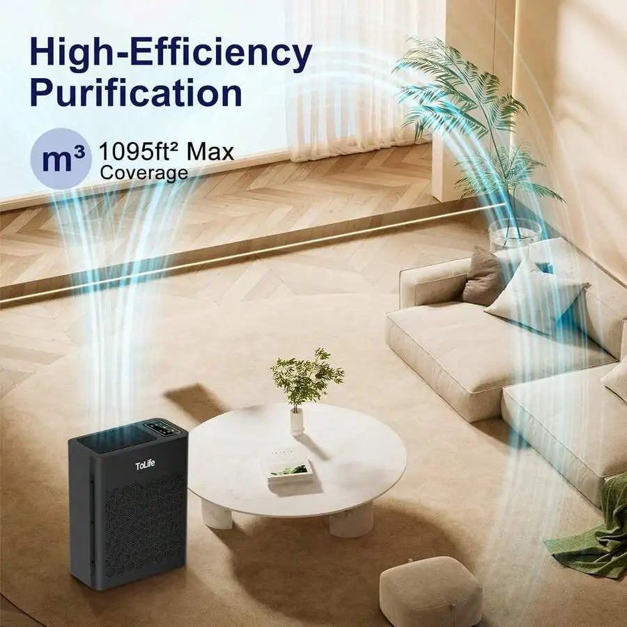 XMSJ Home Purifier With PM 2.5 Auto Mode Triple Filtration