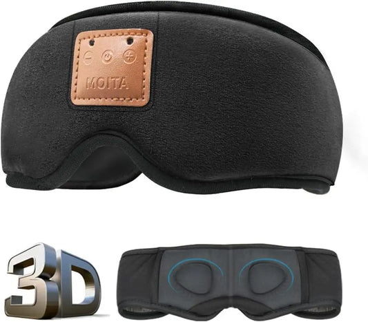 3D Bluetooth Sleep Mask With Built-in Wireless Speakers