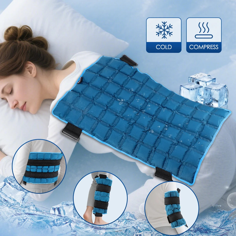 Hailicare Reusable Ice Pack For Back Pain Relief Cold Therapy
